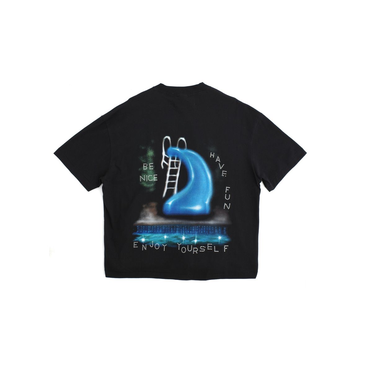 JUNGLE JUNGLES "Have Fun, be Nice" Black Tee
