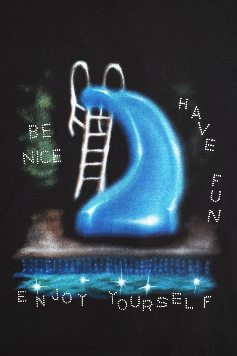 JUNGLE JUNGLES "Have Fun, be Nice" Black Tee