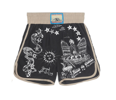 JUNGLE JUNGLES "Scribbles" Black Box Shorts