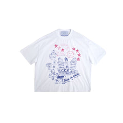 JUNGLE JUNGLES "Scribbles" White Tee