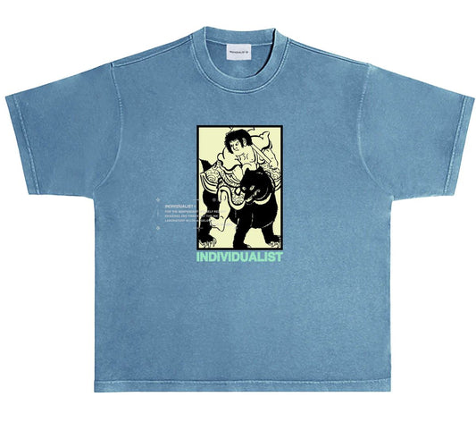 Individualist “Kintaro Box” Aqua Tee