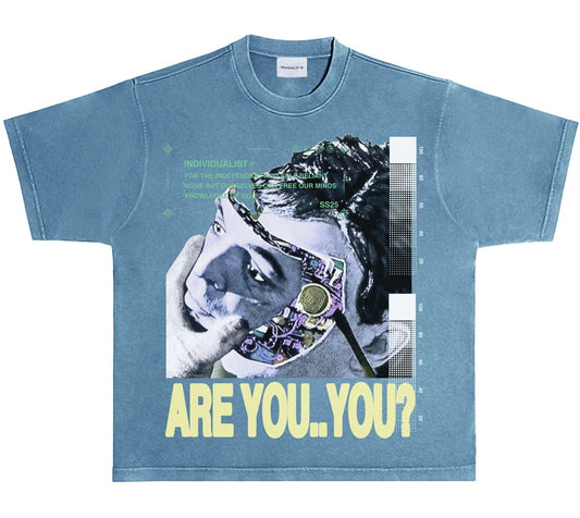 Individualist “Are you you” Aqua Tee