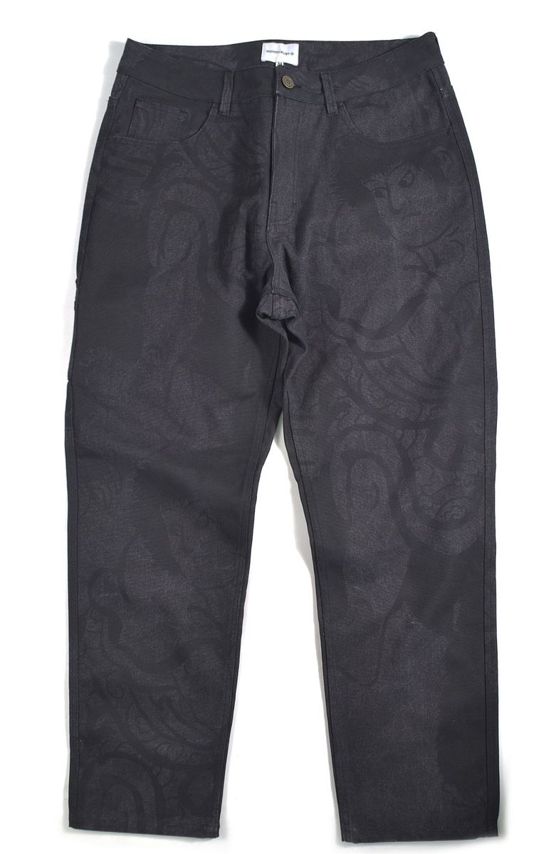 Individualist “Kintaro Print” Black Carpenter Pant