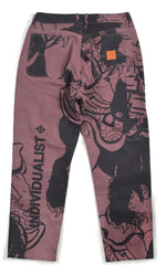 Individualist “Kintaro Print” Merlot Carpenter Pant