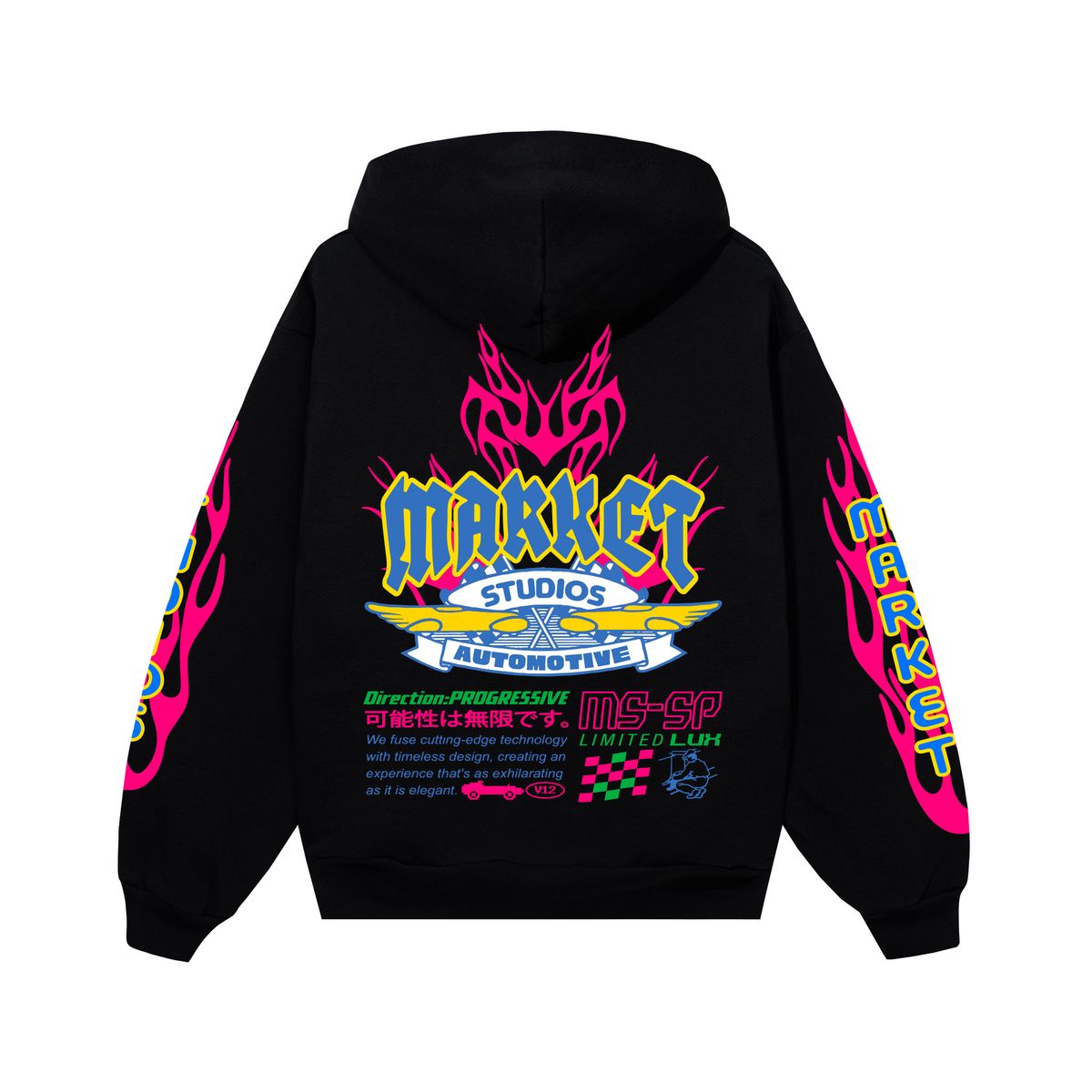 Market Studios "V12" Pirate Black Hoodie