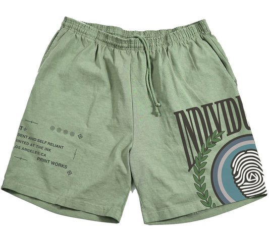 Individualist “Veni Vidi Vici” Matcha Fleece Shorts