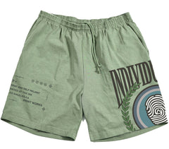 Individualist “Veni Vidi Vici” Matcha Fleece Shorts