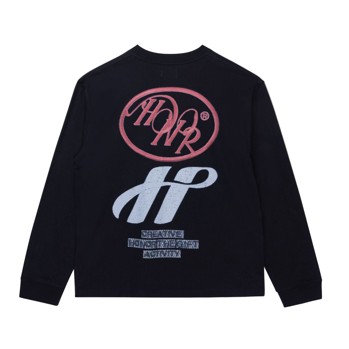 Honor The Gift "Pop Art" Black Longsleeve Tee