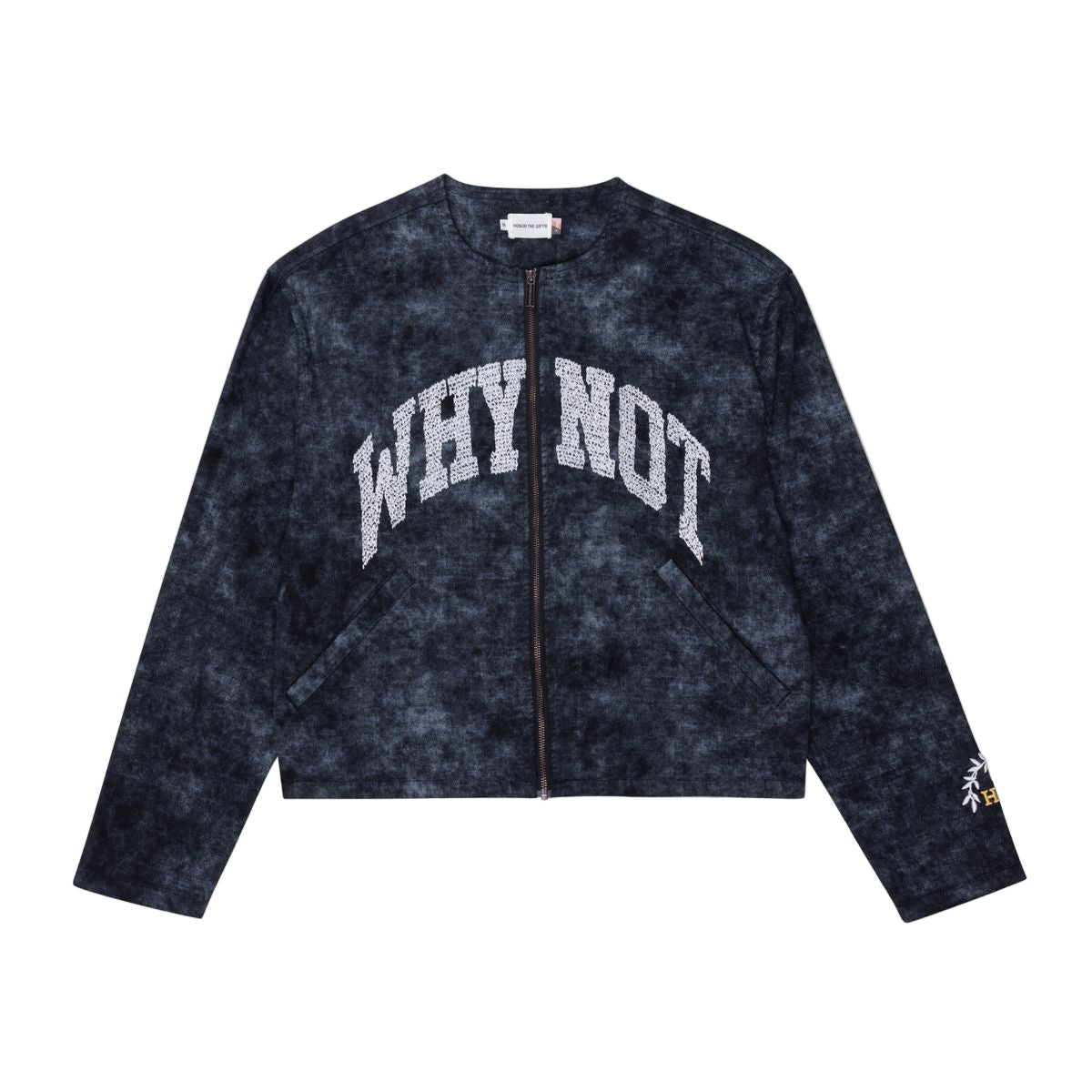 Honor The Gift "Why Not" Washed Black Twill Jacket