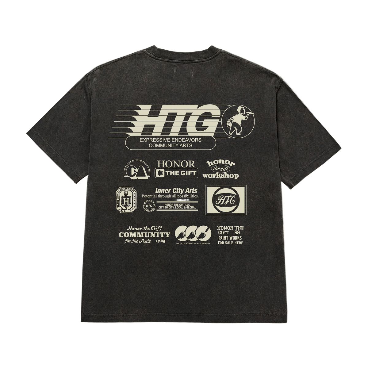 Honor The Gift "Paint Works" Black Tee