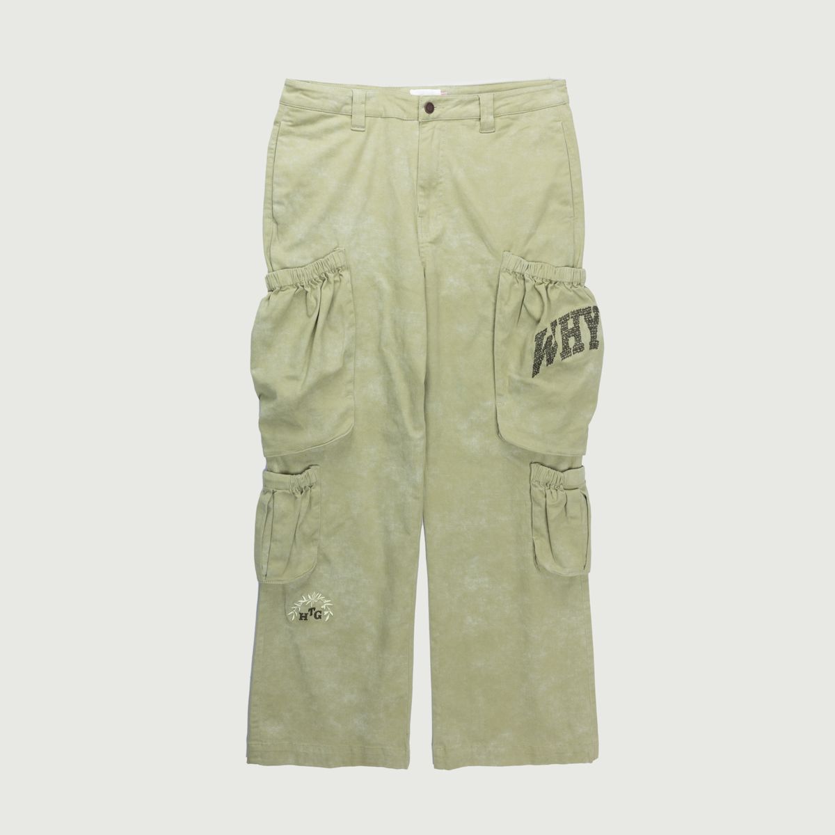 Honor The Gift "Why Not" Matcha Green Twill Pants