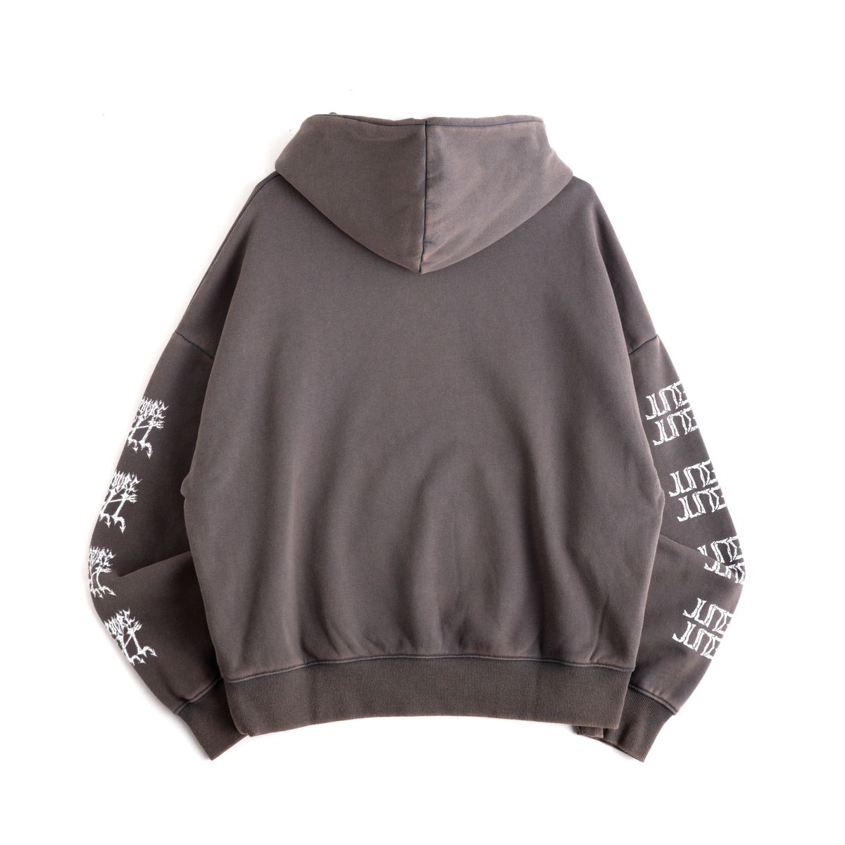 JUNGLES JUNGLES "Hope You're Well" Grey Zip Up Hoodie