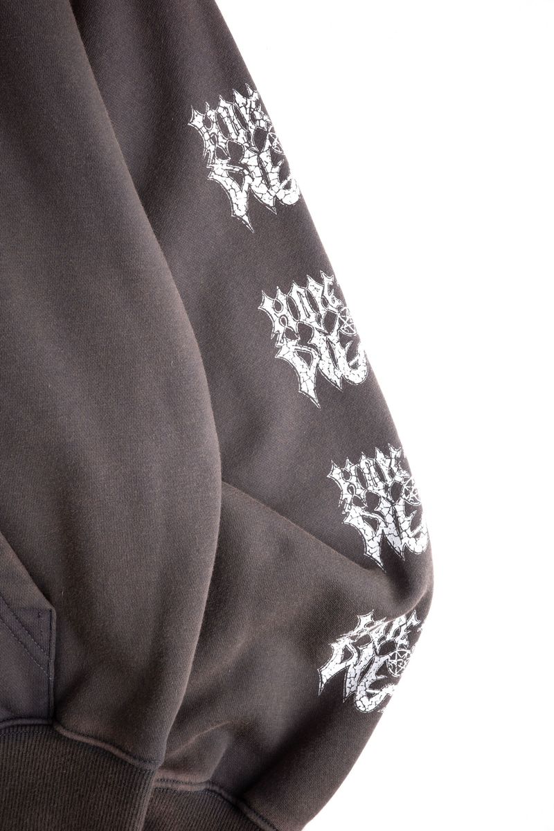 JUNGLES JUNGLES "Hope You're Well" Grey Zip Up Hoodie