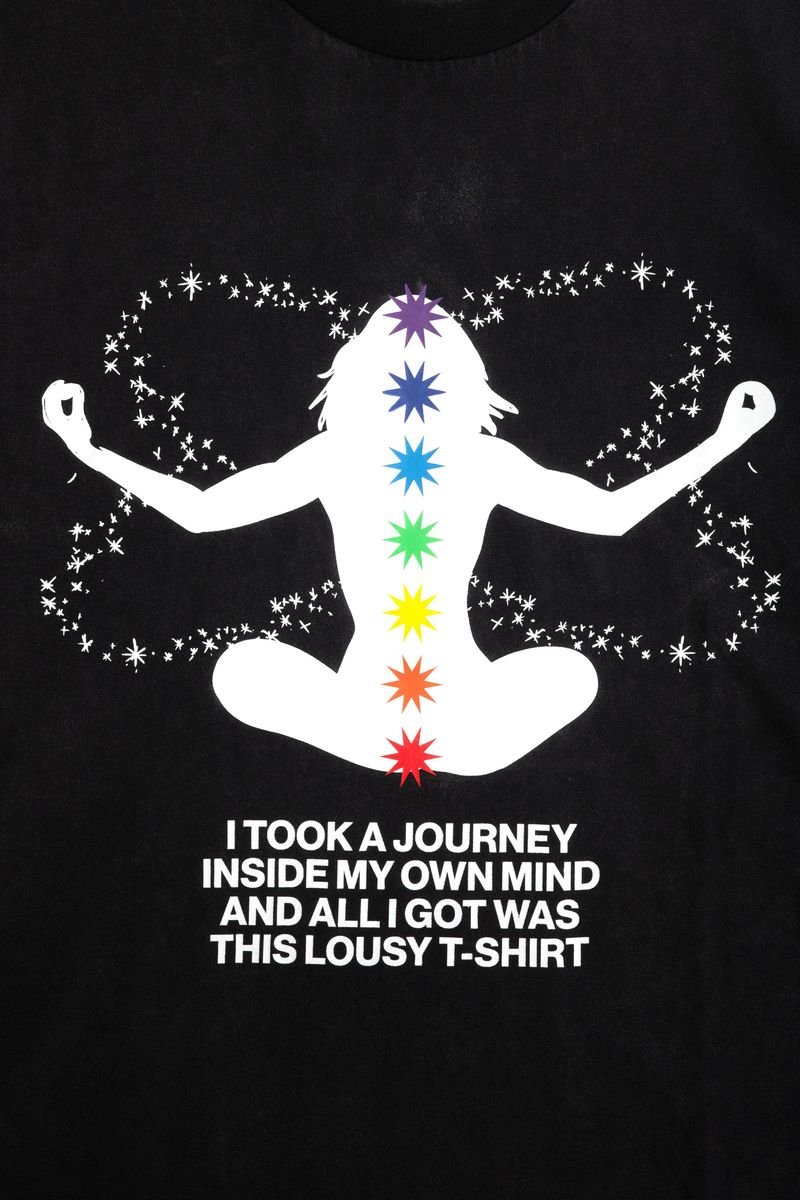 JUNGLES JUNGLES "Meditation" Vintage Black Longsleeve Tee