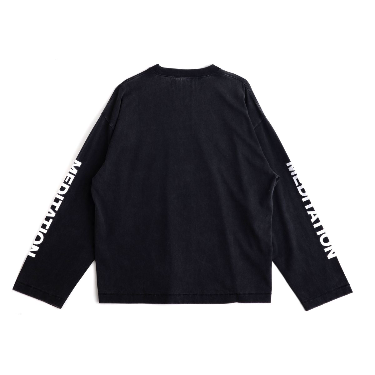 JUNGLES JUNGLES "Meditation" Vintage Black Longsleeve Tee