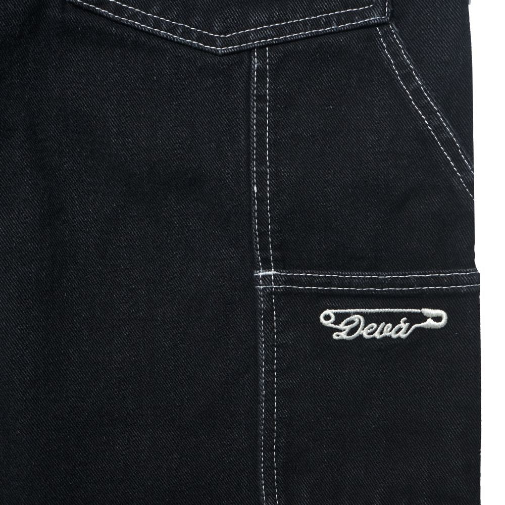 Devá States "Pins" Black Carpenter Pants