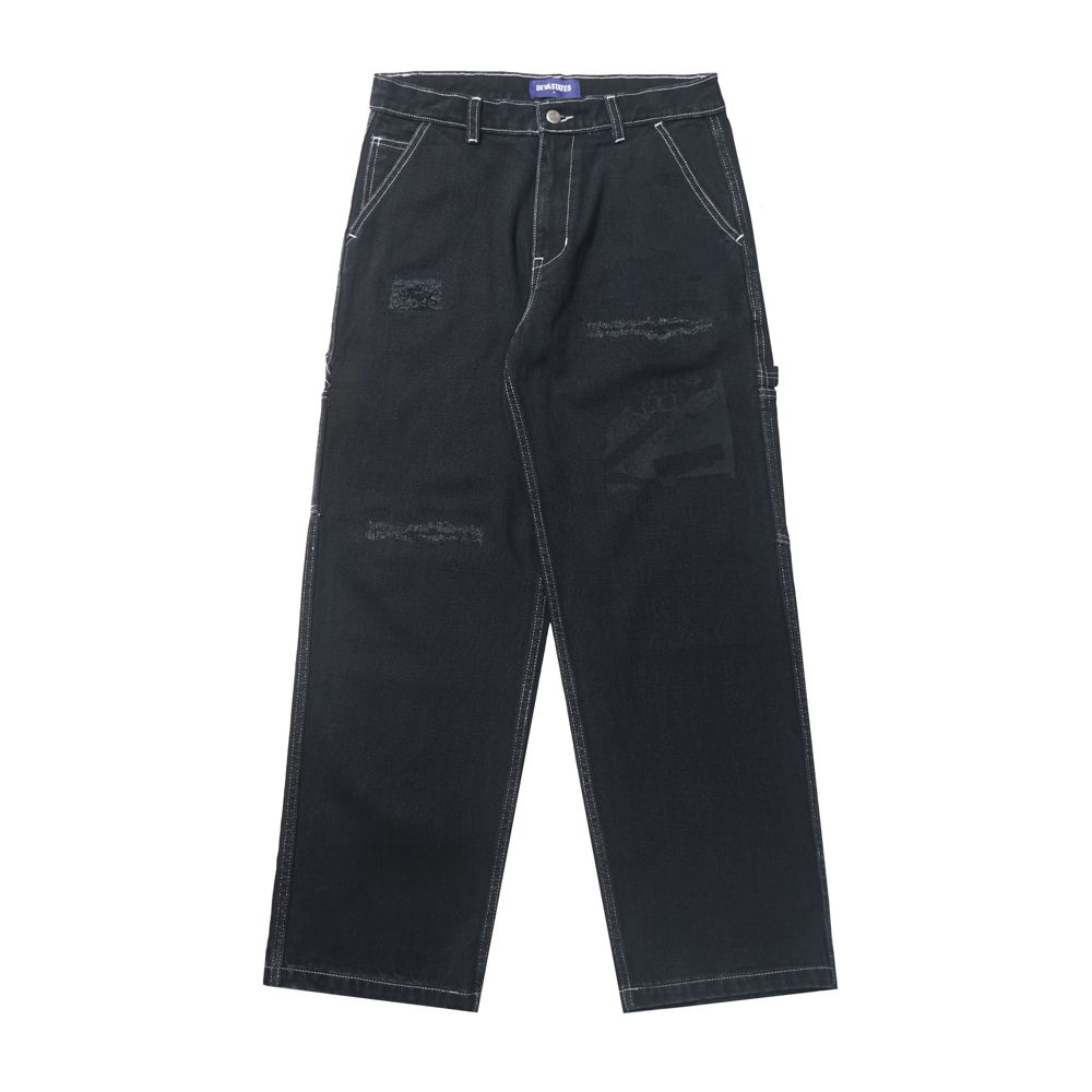 Devá States "Pins" Black Carpenter Pants