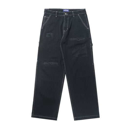 Devá States "Pins" Black Carpenter Pants