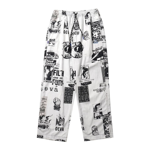 Devá States "Filth" White Print Pants