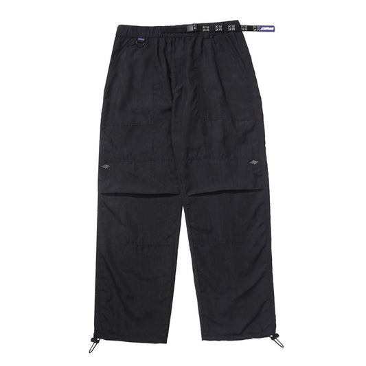 Devá States "Micro" Black Printed Nylon Trekker Pants