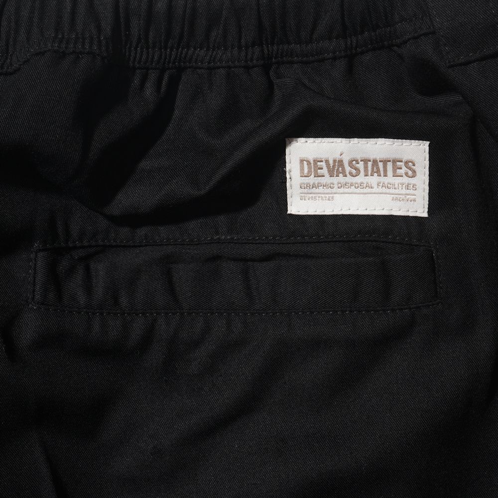 Devá States "Midtown" Black Pleated Pants