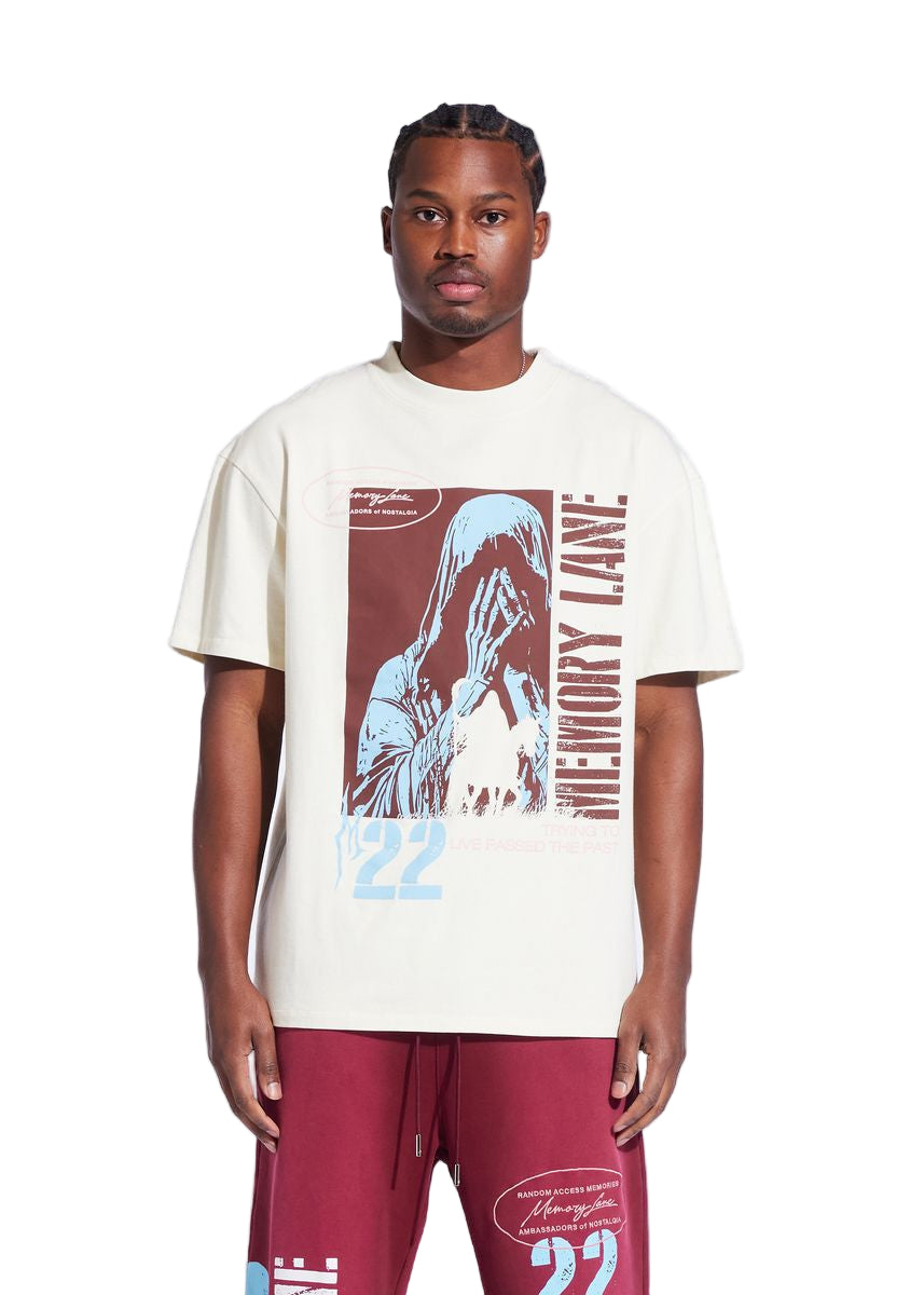 Memory Lane "Runnin' Past" Off White Tee