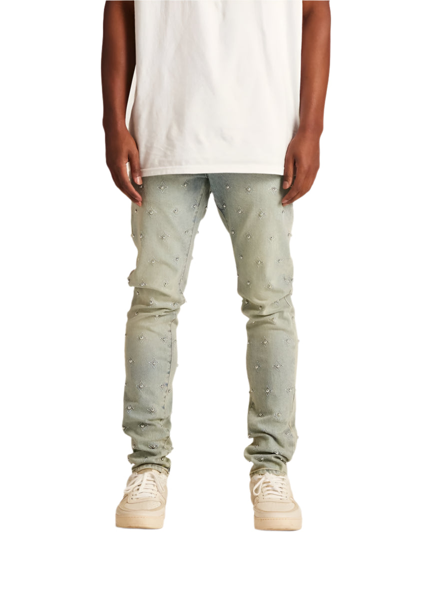 Embellish "Cygnus" Light Wash Denim