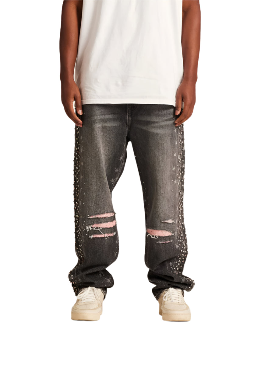 Embellish "Elias" Vintage Wash Black Denim