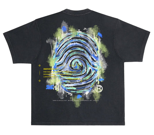 Individualist “Painted Logo” Vintage Black Tee
