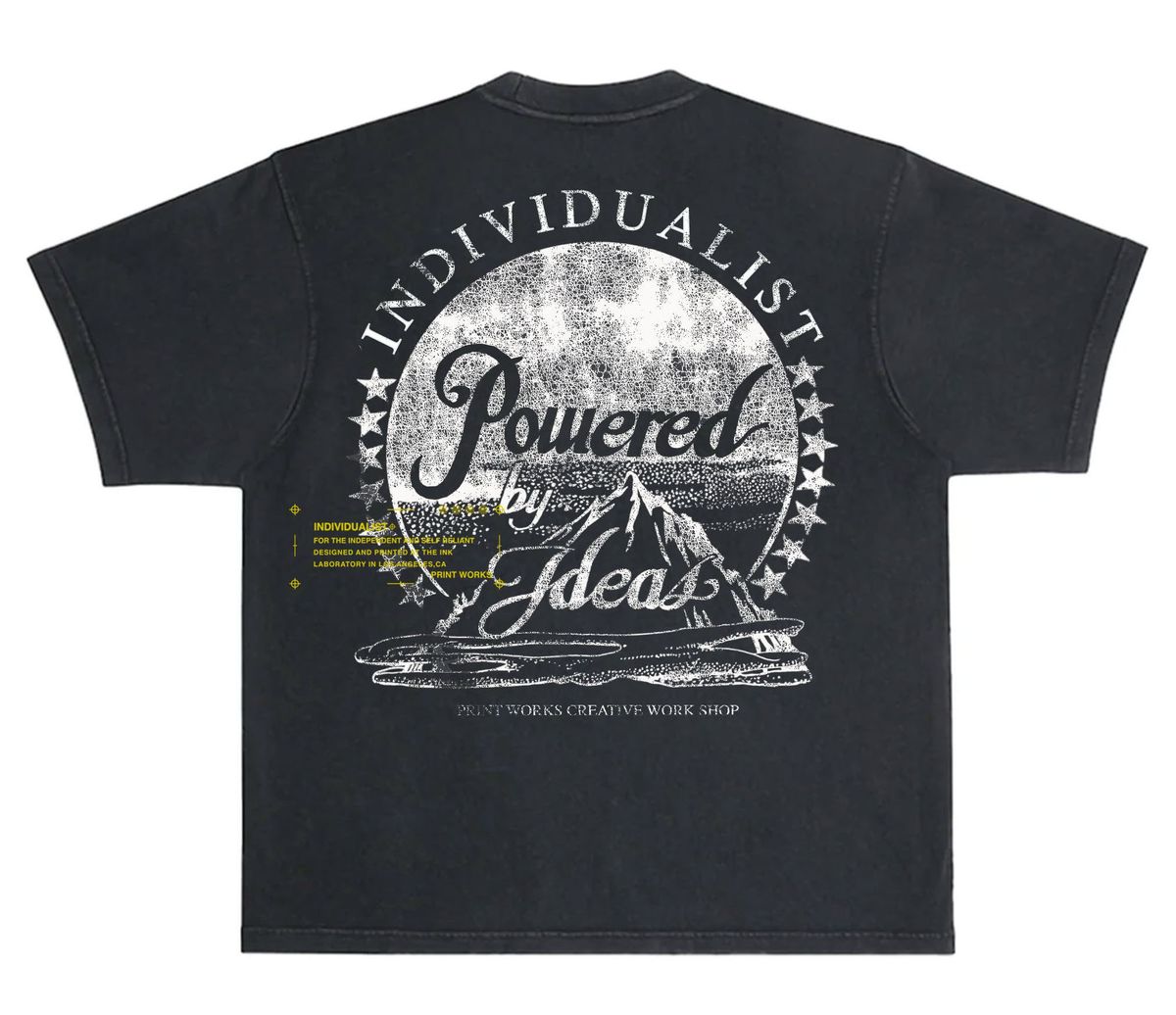 Individualist “Paramount” Vintage Black Tee