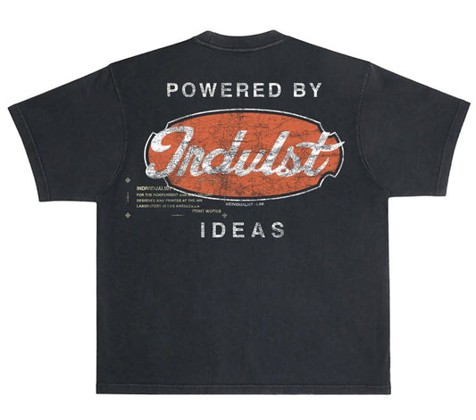 Individualist “Powered By Ideas” Vintage Black Tee