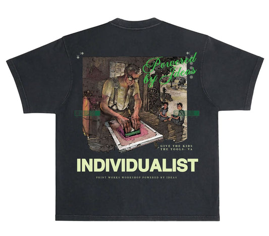 Individualist “Tools” Vintage Black Tee