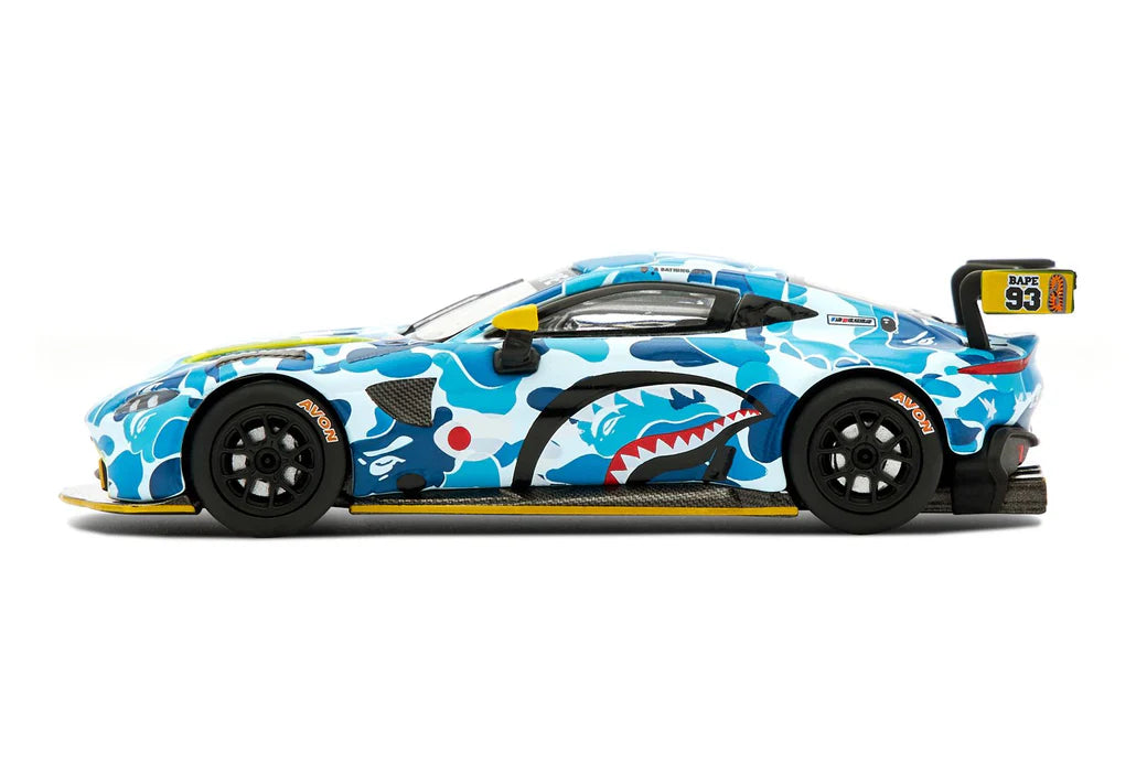 BAPE x POPRACE "Aston Martin GT3" Blue Camo Car