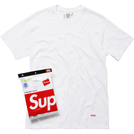 Supreme/Hanes Tees (3pk)- White