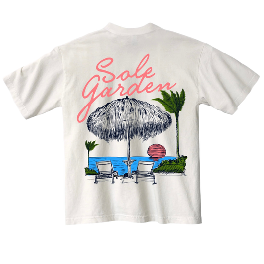 Sole Garden "Paradise" Off White Tee