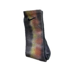 Nike "Charcoal/Yellow/Orange" Tie Dye 1pk Socks