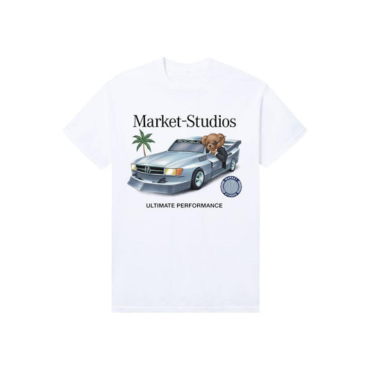Market Studios "Des Bear" White T-Shirt