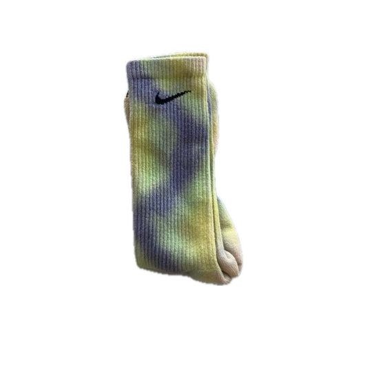 Nike "Purple/Aqua/Yellow" Tie Dye 1pk Socks