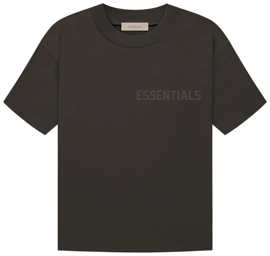 Essentials “Off Black Front Logo” T-Shirt