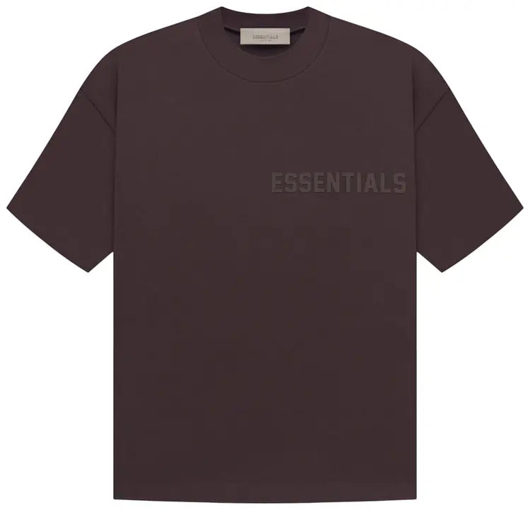 Essentials “Plum Front Logo” T-Shirt