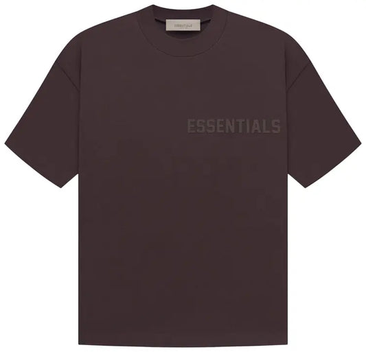 Essentials “Plum Front Logo” T-Shirt