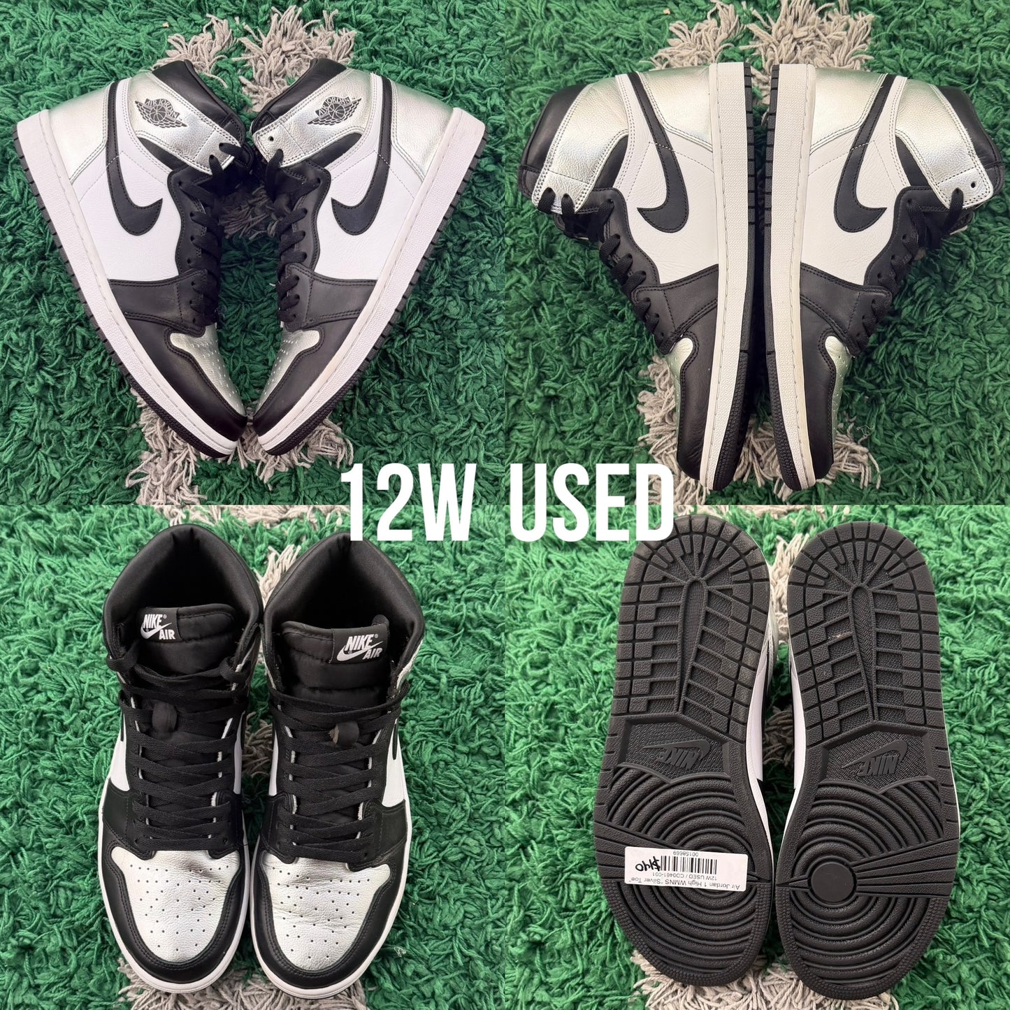 Air Jordan 1 High WMNS “Silver Toe” USED