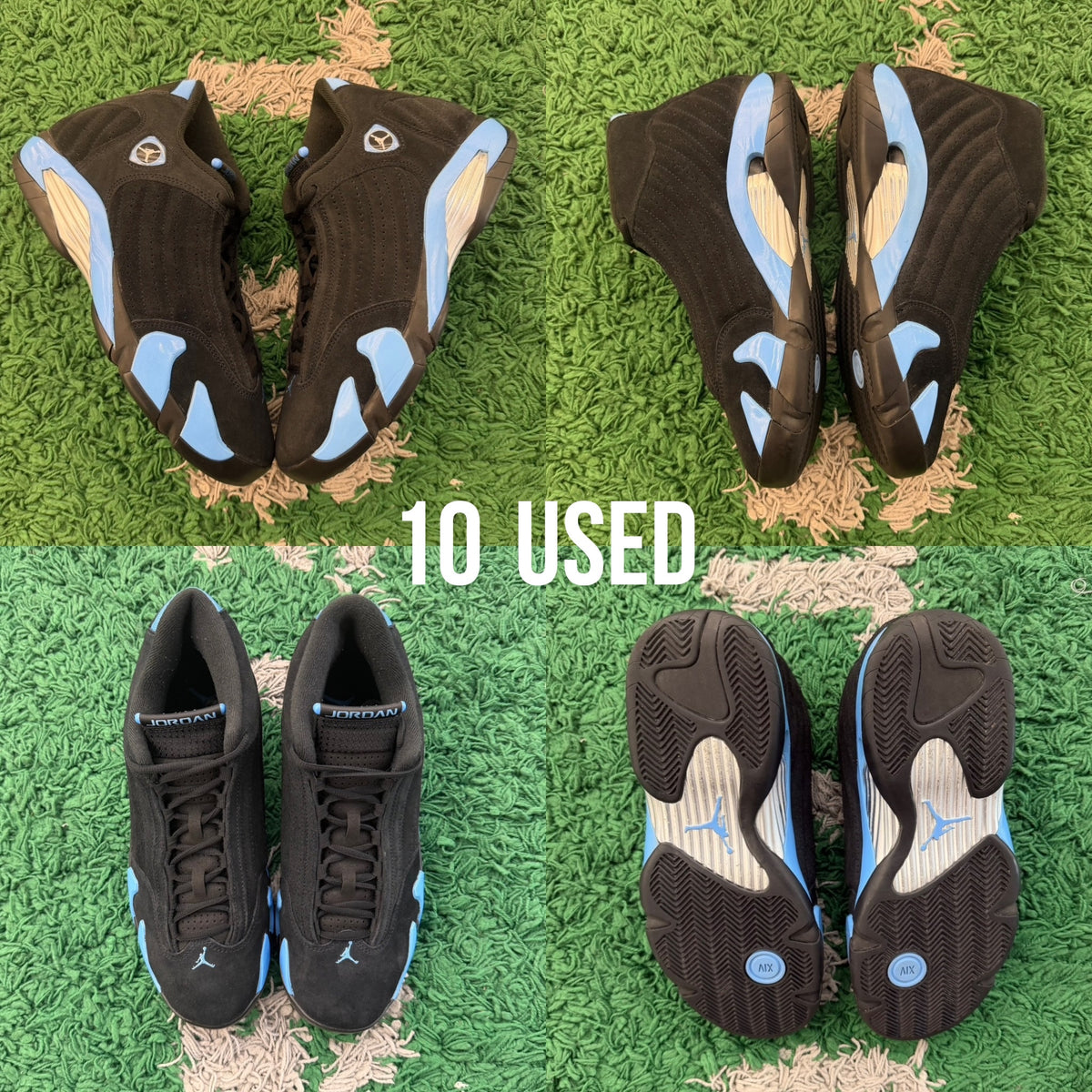 Air Jordan 14 Retro Black 'University Blue' (2026) USED