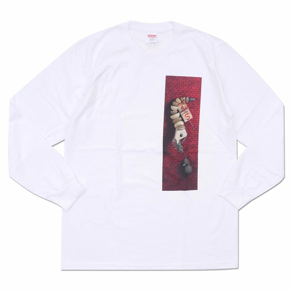 Supreme "Mike Hill Snake Trap" Long Sleeve Tee White