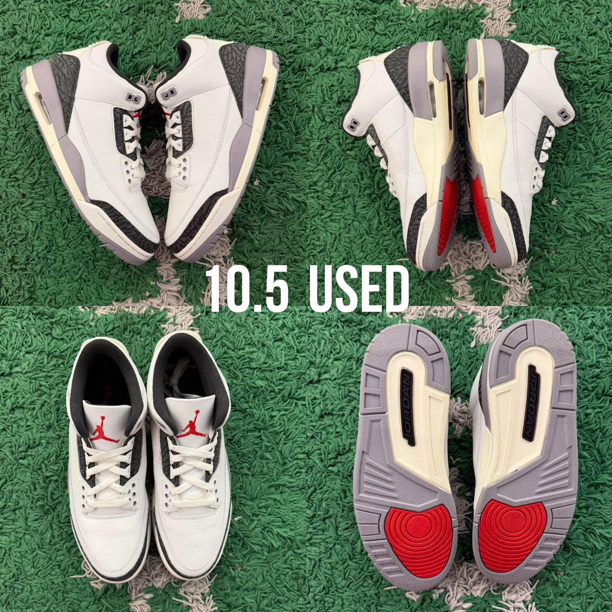 Air Jordan 3 Retro "Cement Grey" USED