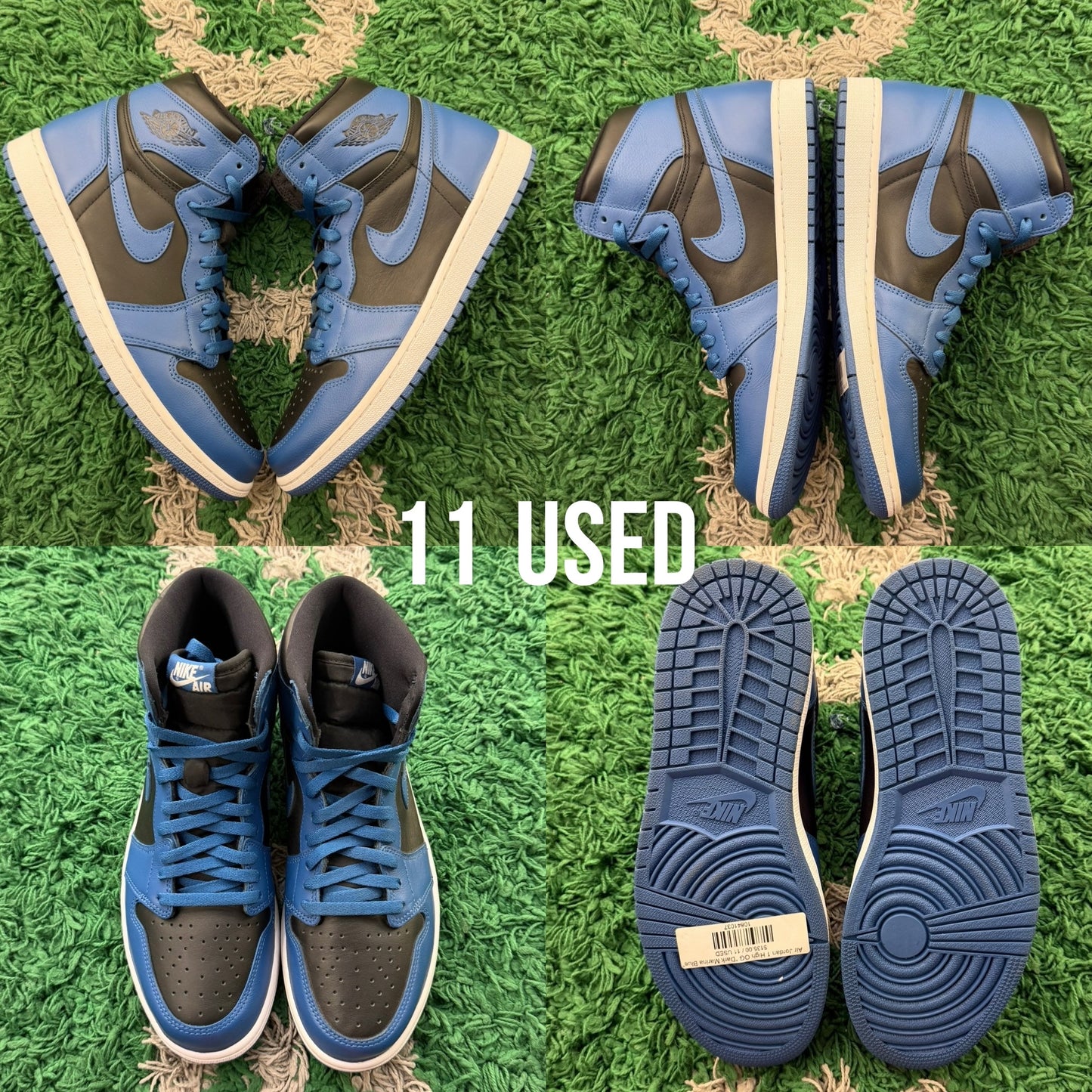 Air Jordan 1 High OG "Dark Marina Blue" USED