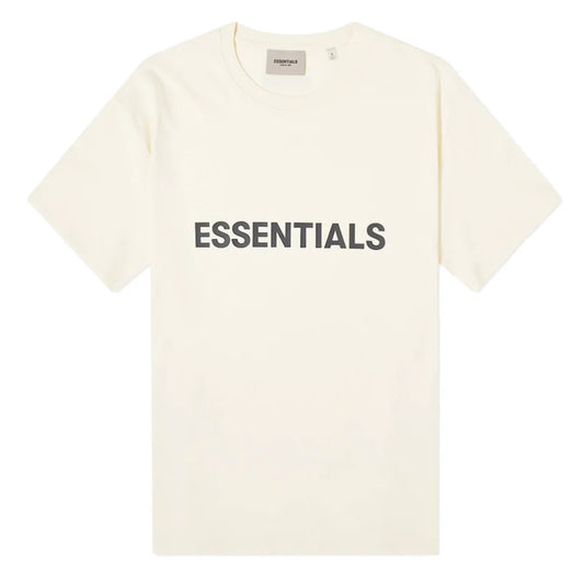 Essentials “Cream Front Logo” T-Shirt