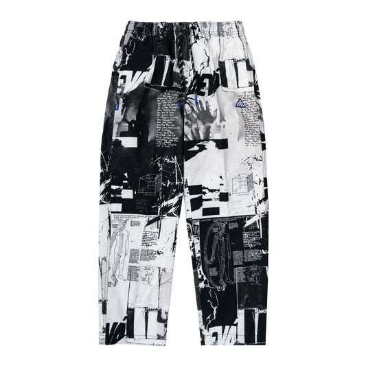 Devá States "Mosiac" White Print Pants
