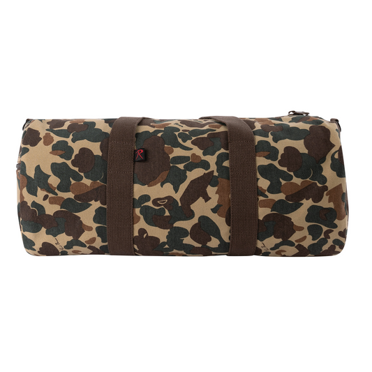Rothco x Bear Archery "Fred Bear Camo" Canvas Shoulder Duffle