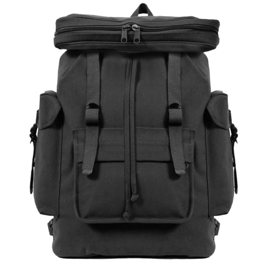 Rothco 'Canvas European Style'  Black Rucksack